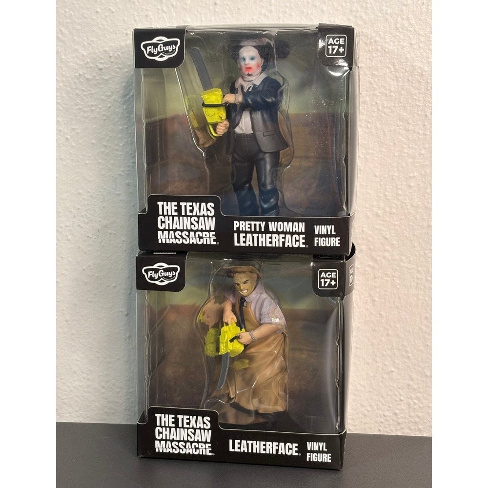 CultureFly Texas Chainsaw Massacre Vinyl Figure Set Leatherface Horror Bundle
